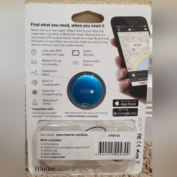Orbit, Find Your Keys Device - Picture 2 of 2